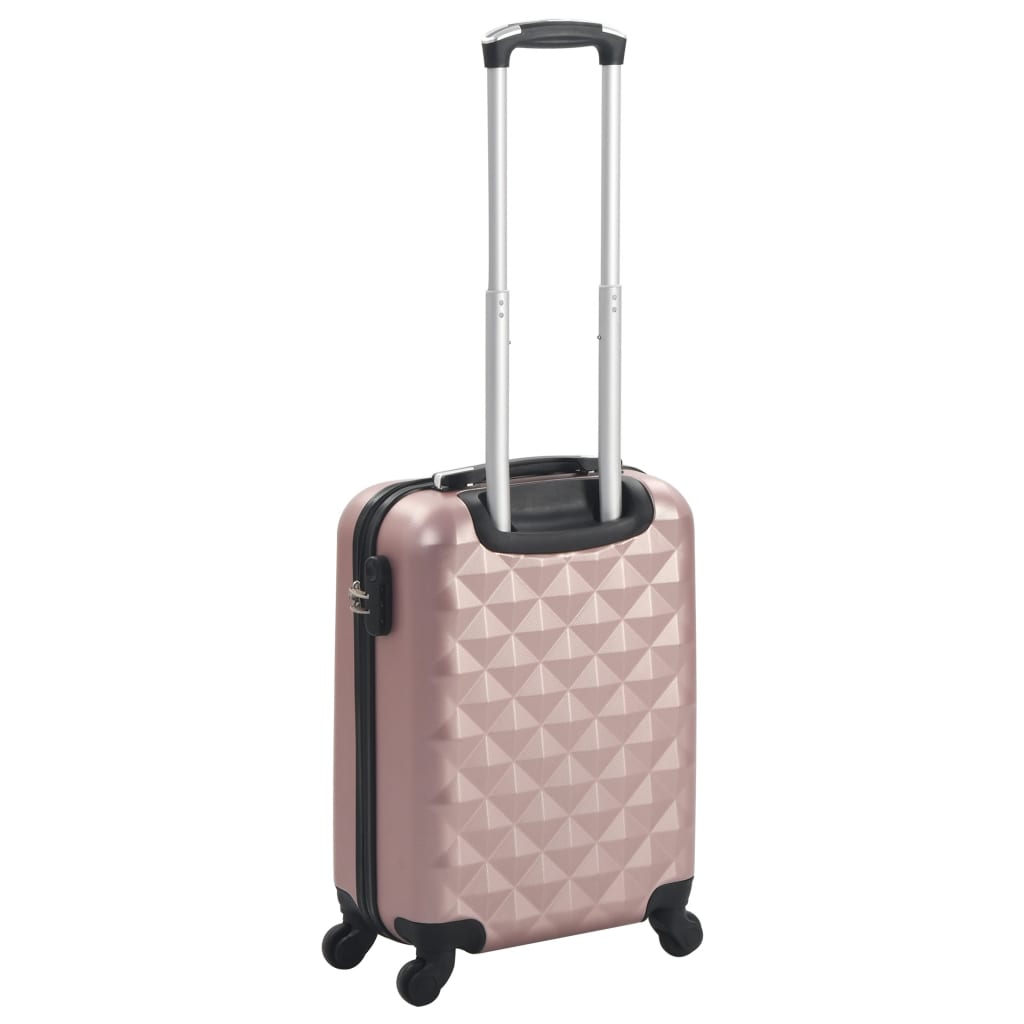 Vidaxl Hartkoffer ABS Rosé Gold