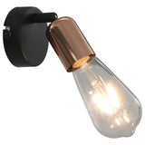 Vidaxl Spotlights 2 St E27 Black and Copper