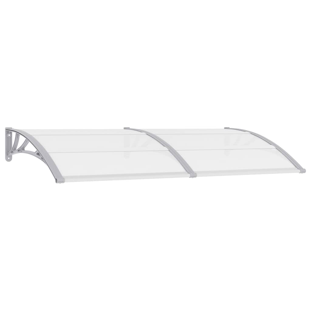 Vidaxl Dier Canopy 200x75 cm PC Grey an transparent