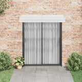 Vidaxl Dier Canopy 200x75 cm PC Grey an transparent