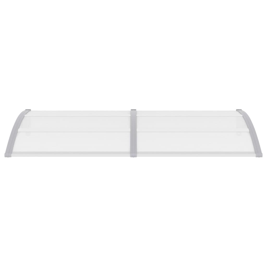 Vidaxl Port Canopy 200x75 cm PC grigio e trasparente