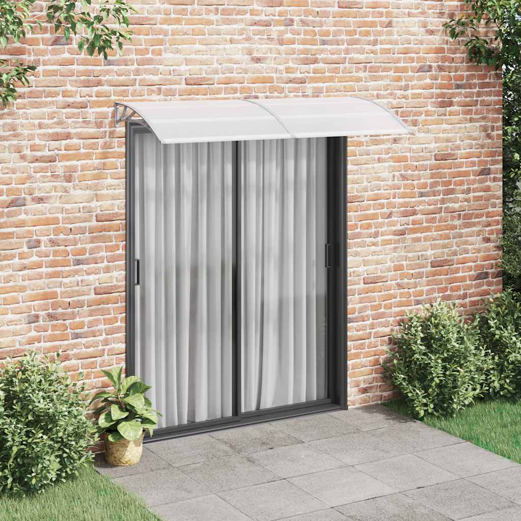 Vidaxl Dier Canopy 200x75 cm PC Grey an transparent