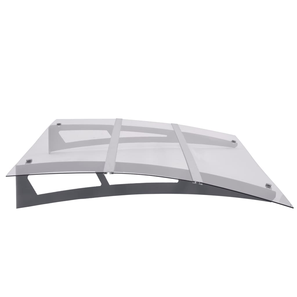 Vidaxl deurluifel 150x90 cm pet zilverkleurig en transparant