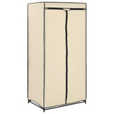 Vidaxl kledingkasten 2 st 75x50x160 cm crème