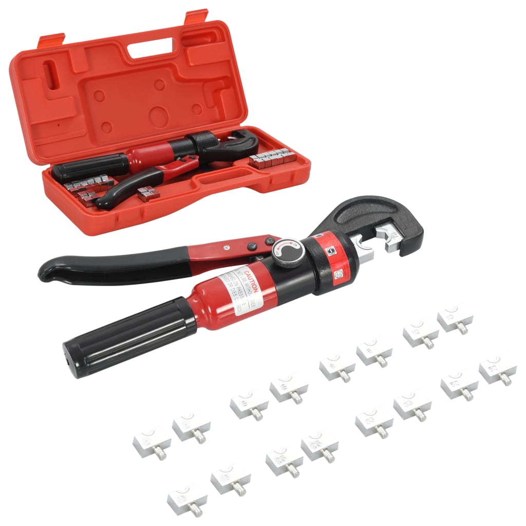 Vidaxl Krimptang hydraulisch 4-6-8-10-16-25-35-70 mm²