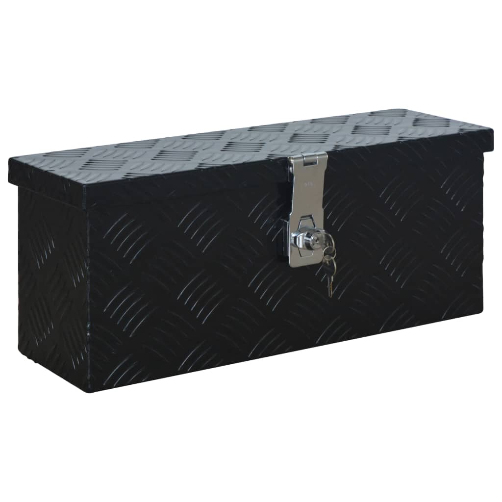 Vidaxl Aluminum box 485x140x200 mm Black