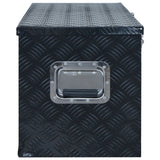 Vidaxl Aluminiumbox 1085x370x400 mm Schwarz