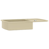 Vidaxl Sink Single Bowl of Granite Beige