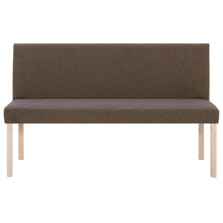 Vidaxl bankje 139,5 cm polyester bruin