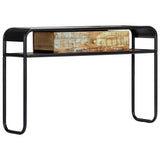 Vidaxl wandtafel 118x30x75 cm massief gerecycled hout