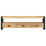 Vidaxl tv-meubel 150x30x45 cm massief mangohout
