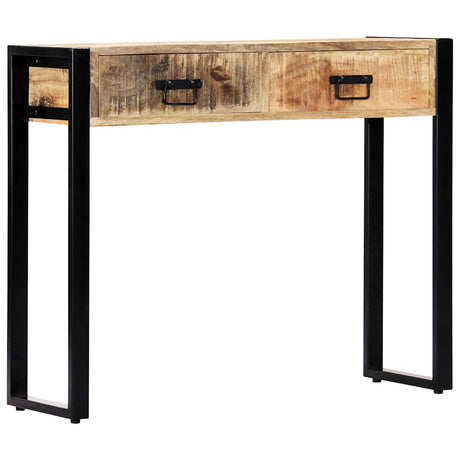 Vidaxl wandtafel 90x30x75 cm massief mangohout