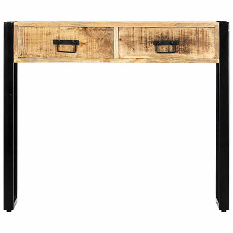 Vidaxl wandtafel 90x30x75 cm massief mangohout