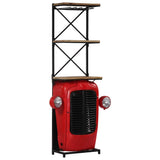 Vidaxl wijnkast tractor 49x31x172 cm massief mangohout