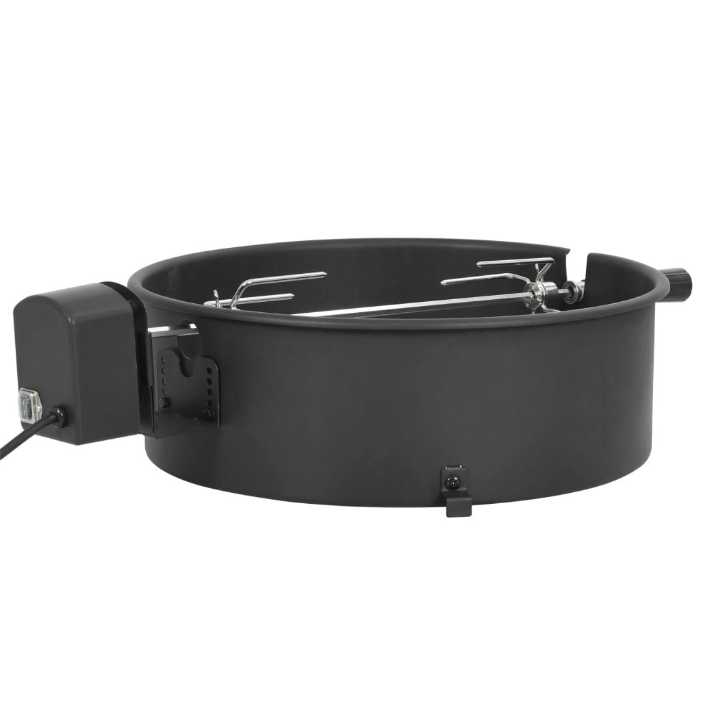 Vidaxl BBQ rotisserie Ring 47 cm černá