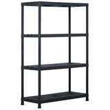 Vidaxl Späichere racks 2 PCs 220 kg 90x4xx18 cm Plastikarplacke