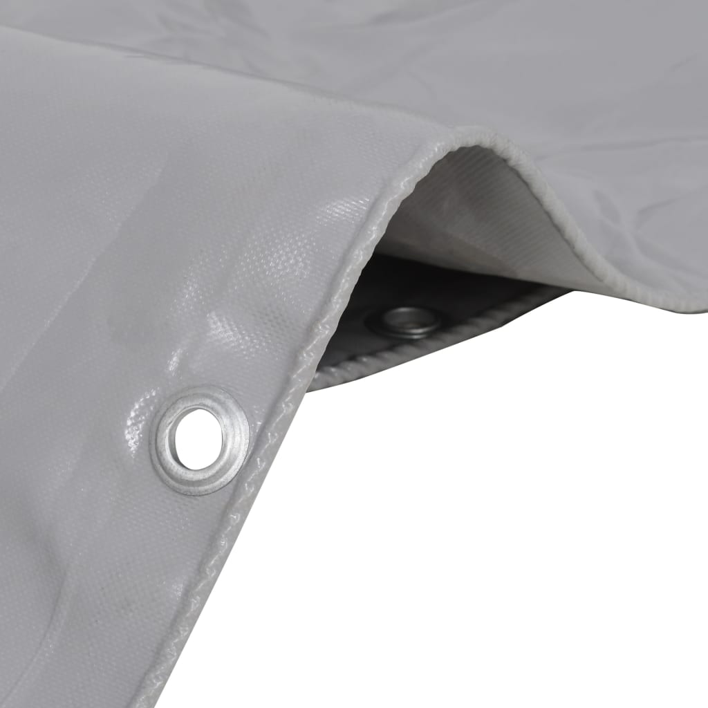 VIDAXL -Gerät 650 g m² 3,5 x 5 m grau