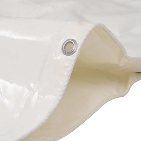 Vidaxl -Gerät 650 g m² 1,5 x 20 m Weiß