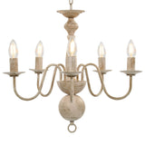 Vidaxl Chandelier 5xe14 antikvit