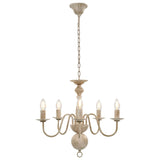 Vidaxl Chandelier 5xe14 antikvit