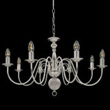 Vidaxl Chandelier 8xe14 Silverfärgad