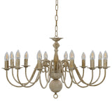 VidaXL Chandelier 12xe14 Antique White