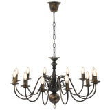 Vidaxl Chandelier 12xe14 Antiques Black