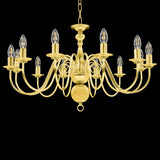 Vidaxl Kronleuchter 12xe14 Goldfarbe
