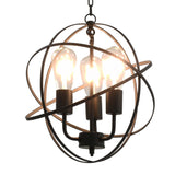 Vidaxl Hanging Lampe um 3xe27 schwarz