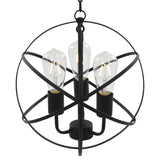 Vidaxl Hanging Lampe um 3xe27 schwarz