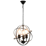 Vidaxl Hanging Lampe um 3xe27 schwarz