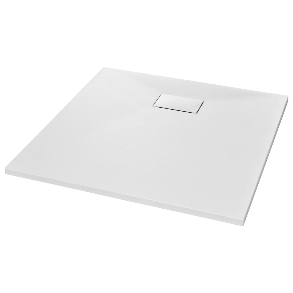 Bandeja de ducha Vidaxl 90x90 cm SMC White