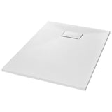 Vidaxl Duschschale 100x70 cm SMC Weiß