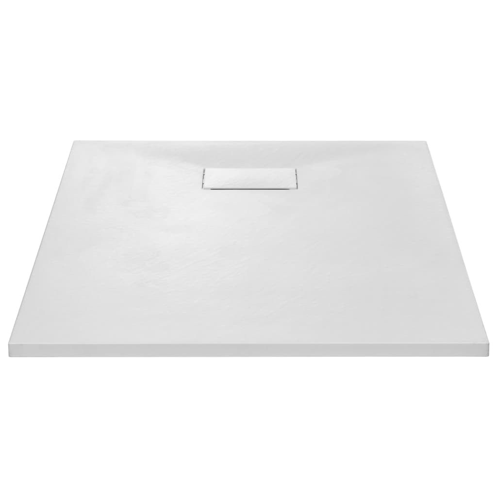 Vidaxl Shower Tray 100x80 cm SMC White