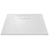 Vidaxl shower tray 100x80 cm SMC white