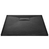 Vidaxl Duschschale 90x70 cm SMC Schwarz