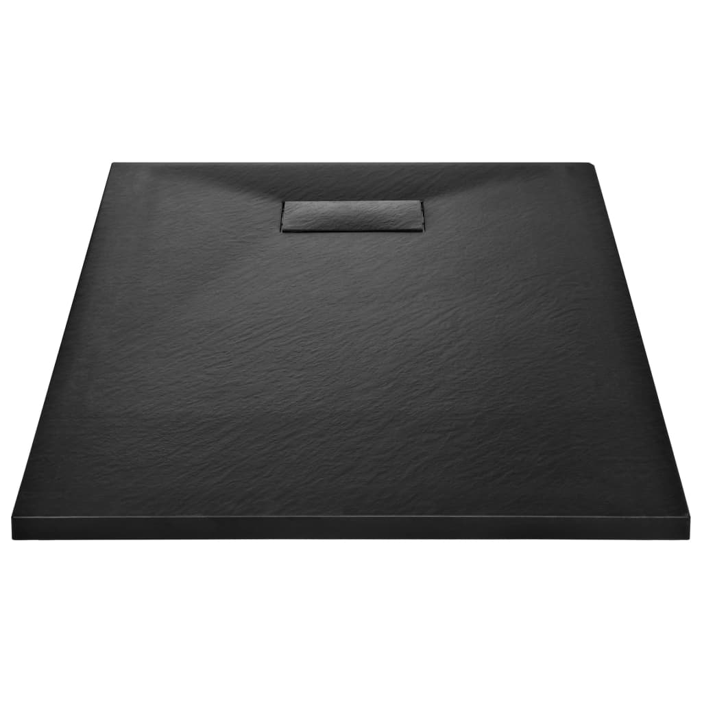 Vidaxl shower tray 100x80 cm SMC Black