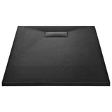 Vidaxl shower tray 100x80 cm SMC Black