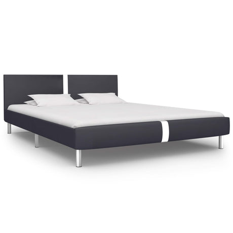 Vidaxl bedframe kunstleer zwart 120x200 cm
