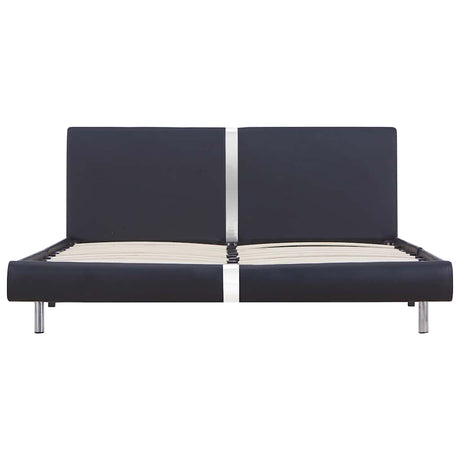 Vidaxl bedframe kunstleer zwart 120x200 cm