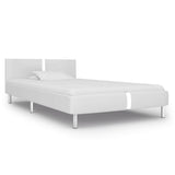 Vidaxl bedframe kunstleer wit 90x200 cm