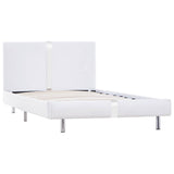 Vidaxl bedframe kunstleer wit 90x200 cm