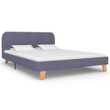 Vidaxl bedframe stof lichtgrijs 140x200 cm