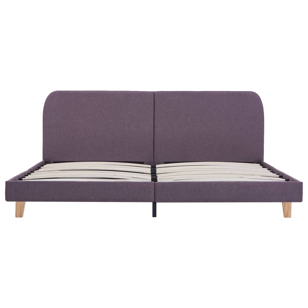 Vidaxl bedframe stof taupe 180x200 cm