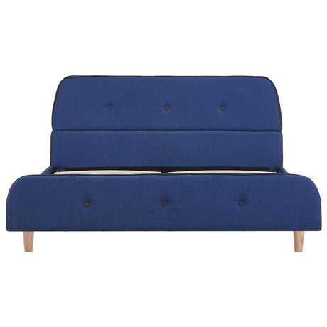 Vidaxl bedframe stof blauw 140x200 cm