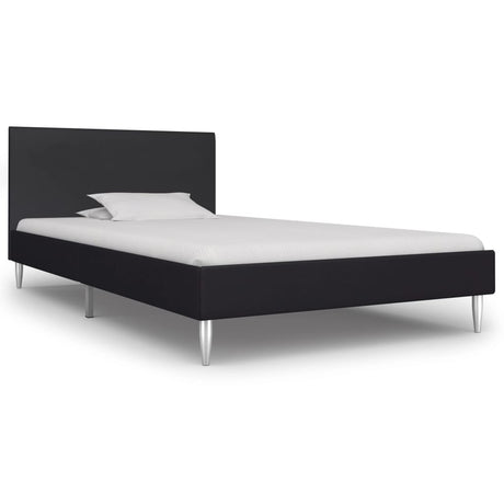 Vidaxl bedframe stof zwart 90x200 cm