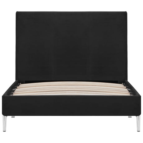 Vidaxl bedframe stof zwart 90x200 cm