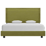 Vidaxl bedframe stof groen 140x200 cm