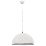 Vidaxl Hanging Lampe E27 Ø50 cm Weiß und Silber