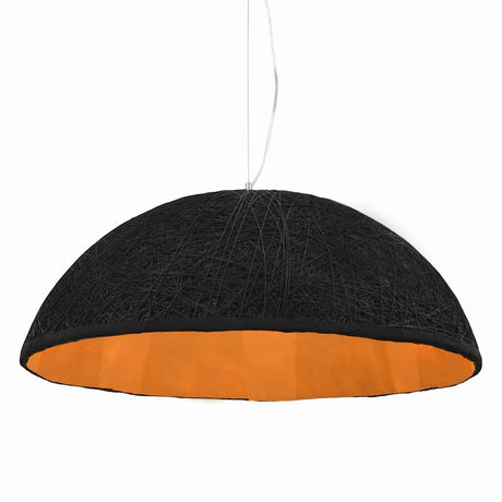 Vidaxl Hanging Lampe E27 Ø70 cm Schwarz und Gold